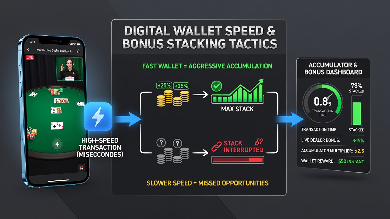 Accumulator bet interface op mobiel met snelle crypto wallet bevestiging
