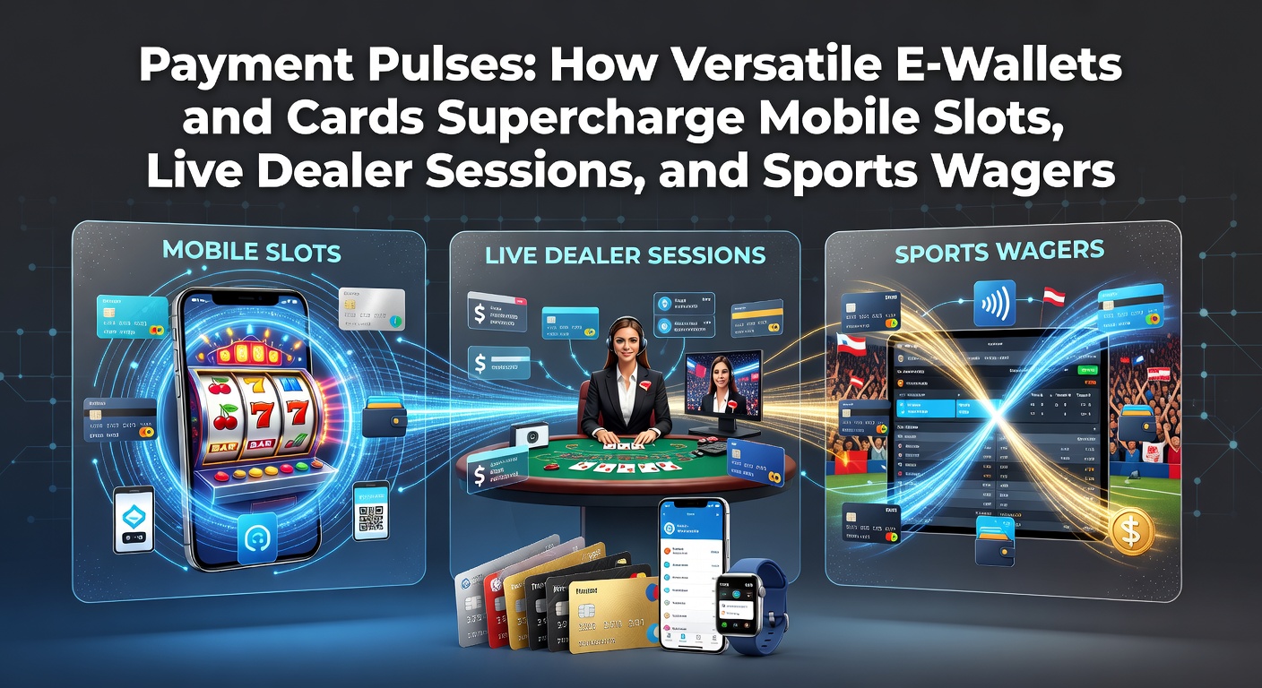 Smartphone met e-wallet app en mobiele slotmachine op scherm, symboliserend snelle betalingen in online gokken