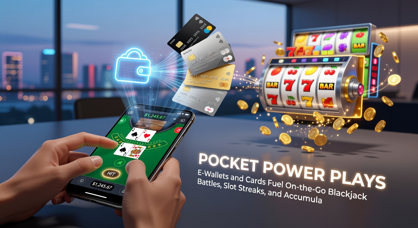 Hand met smartphone die een accumulator bet plaatst naast e-wallet apps en sportweddenschap odds